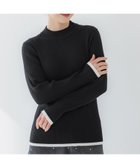 【コカ/COCA】のワンポイントデザインリブニット 人気、トレンドファッション・服の通販 founy(ファニー) ファッション Fashion レディースファッション WOMEN トップス・カットソー Tops/Tshirt ニット Knit Tops ボーダー Border ポケット Pocket リブニット Rib Knit thumbnail Black|ID: prp329100004324771 ipo3291000000030009487