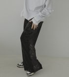 【ルシェル ブルー/LE CIEL BLEU】のサイドレースパンツ / Side Lace Pants 人気、トレンドファッション・服の通販 founy(ファニー) ファッション Fashion レディースファッション WOMEN パンツ Pants ベロア Velor レース Race thumbnail ブラック|ID: prp329100004325010 ipo3291000000030013451