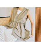 【レプシィム ローリーズファーム/LEPSIM LOWRYS FARM】のギャザーWZIPベスト 人気、トレンドファッション・服の通販 founy(ファニー) ファッション Fashion レディースファッション Fashion for Women アウター Coat / Outerwear Collection トップス・カットソー Cut & Sew Tops ベスト&ジレ / 重ね着スタイル Vests & Gilets おすすめ Recommended / Our Picks ギャザー Gathered, Ruffled ジップ Zip, Zipper トレンド Trend, Trending Now ベスト Vest, Waistcoat ペプラム Peplum, Flared Hem ボトム Bottoms, Lower Wear 今季 This Season, Current Season 春 Spring 秋 Autumn thumbnail ベージュ53|ID: prp329100004325215 ipo3291000000033795096