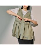 【レプシィム ローリーズファーム/LEPSIM LOWRYS FARM】のギャザーWZIPベスト 人気、トレンドファッション・服の通販 founy(ファニー) ファッション Fashion レディースファッション Fashion for Women アウター Coat / Outerwear Collection トップス・カットソー Cut & Sew Tops ベスト&ジレ / 重ね着スタイル Vests & Gilets おすすめ Recommended / Our Picks ギャザー Gathered, Ruffled ジップ Zip, Zipper トレンド Trend, Trending Now ベスト Vest, Waistcoat ペプラム Peplum, Flared Hem ボトム Bottoms, Lower Wear 今季 This Season, Current Season 春 Spring 秋 Autumn thumbnail カーキ78|ID: prp329100004325215 ipo3291000000033795099