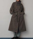 【センスオブプレイス/SENSE OF PLACE by URBAN RESEARCH】のスタンドカラーロングコート 人気、トレンドファッション・服の通販 founy(ファニー) ファッション Fashion レディースファッション WOMEN アウター Coat Outerwear コート Coats 2024年 2024 2024-2025秋冬・A/W Aw/Autumn/Winter/Fw/Fall/2024-2025 冬 Winter おすすめ Recommend クール Cool スタンド Stand リボン Ribbon ロング Long A/W・秋冬 Aw・Autumn/Winter・Fw・Fall-Winter thumbnail BRN×MOC|ID: prp329100004326617 ipo3291000000030134123