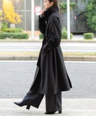 【センスオブプレイス/SENSE OF PLACE by URBAN RESEARCH】のスタンドカラーロングコート 人気、トレンドファッション・服の通販 founy(ファニー) ファッション Fashion レディースファッション WOMEN アウター Coat Outerwear コート Coats 2024年 2024 2024-2025秋冬・A/W Aw/Autumn/Winter/Fw/Fall/2024-2025 冬 Winter おすすめ Recommend クール Cool スタンド Stand リボン Ribbon ロング Long A/W・秋冬 Aw・Autumn/Winter・Fw・Fall-Winter thumbnail BLACK|ID: prp329100004326617 ipo3291000000030134128