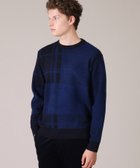 【タケオキクチ/TAKEO KIKUCHI / MEN】のビッグチェック プルオーバー ニット 人気、トレンドファッション・服の通販 founy(ファニー) ファッション Fashion メンズファッション MEN トップス・カットソー Tops/Tshirt/Men ニット Knit Tops シンプル Simple ストレッチ Stretch チェック Check ビッグ Big モダン Modern エレガント 上品 Elegant thumbnail ブルー|ID: prp329100004326853 ipo3291000000030141073