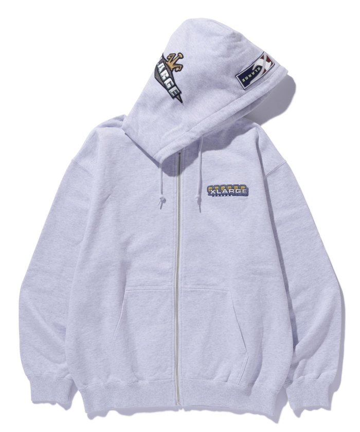 【エクストララージ/XLARGE / MEN】のMULTI EMBLEM ZIP HOODED SWEATSHIRT インテリア・キッズ・メンズ・レディースファッション・服の通販 founy(ファニー) https://founy.com/ ファッション Fashion メンズファッション MEN トップス・カットソー Tops/Tshirt/Men パーカ Sweats シャツ Shirts グラフィック Graphic フロント Front 別注 Special Order |ID: prp329100004326902 ipo3291000000030110225