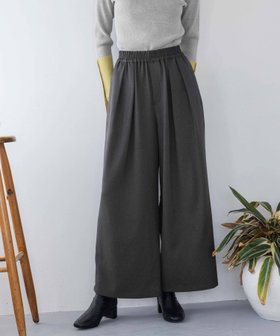 【ローリーズファーム/LOWRYS FARM】のウールチョウイージーパンツ2 人気、トレンドファッション・服の通販 founy(ファニー) ファッション Fashion レディースファッション WOMEN パンツ Pants おすすめ Recommend ギャザー Gather コンパクト Compact フィット Fit メランジ Melange ワイド Wide |ID:prp329100004327215