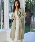 【ミスティ ウーマン/mysty woman】のスタンドカラートレンチコート 人気、トレンドファッション・服の通販 founy(ファニー) ファッション Fashion レディースファッション WOMEN アウター Coat Outerwear コート Coats トレンチコート Trench Coats おすすめ Recommend スキニー Skinny スタンド Stand スリーブ Sleeve デニム Denim フロント Front 春 Spring thumbnail カーキ78|ID: prp329100004327353 ipo3291000000030080835