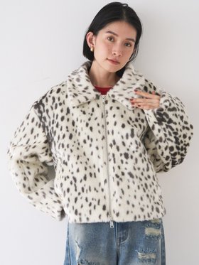 【コカ/COCA】 アニマルフェイクファージャケット人気、トレンドファッション・服の通販 founy(ファニー) ファッション Fashion レディースファッション WOMEN アウター Coat Outerwear ジャケット Jackets フェイクファー Faux Fur ポケット Pocket |ID:prp329100004327535