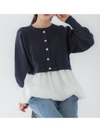 【コカ/COCA】のドッキングニット Navy|ID:prp329100004327847