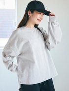 【コカ/COCA】のヘビーウェイトフットボールテールカットトップス Gray|ID:prp329100004327849