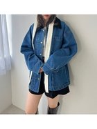 【リリーブラウン/Lily Brown】のコーデュロイカラーオーバージャケット 人気、トレンドファッション・服の通販 founy(ファニー) ファッション Fashion レディースファッション WOMEN アウター Coat Outerwear ジャケット Jackets コーデュロイ Corduroy サテン Satin ジャケット Jacket セットアップ Set Up デニム Denim トレンド Trend バランス Balance パッチ Patch ポケット Pocket ミックス Mix レース Race ワーク Work thumbnail BLU[086]|ID: prp329100004328881 ipo3291000000030046187