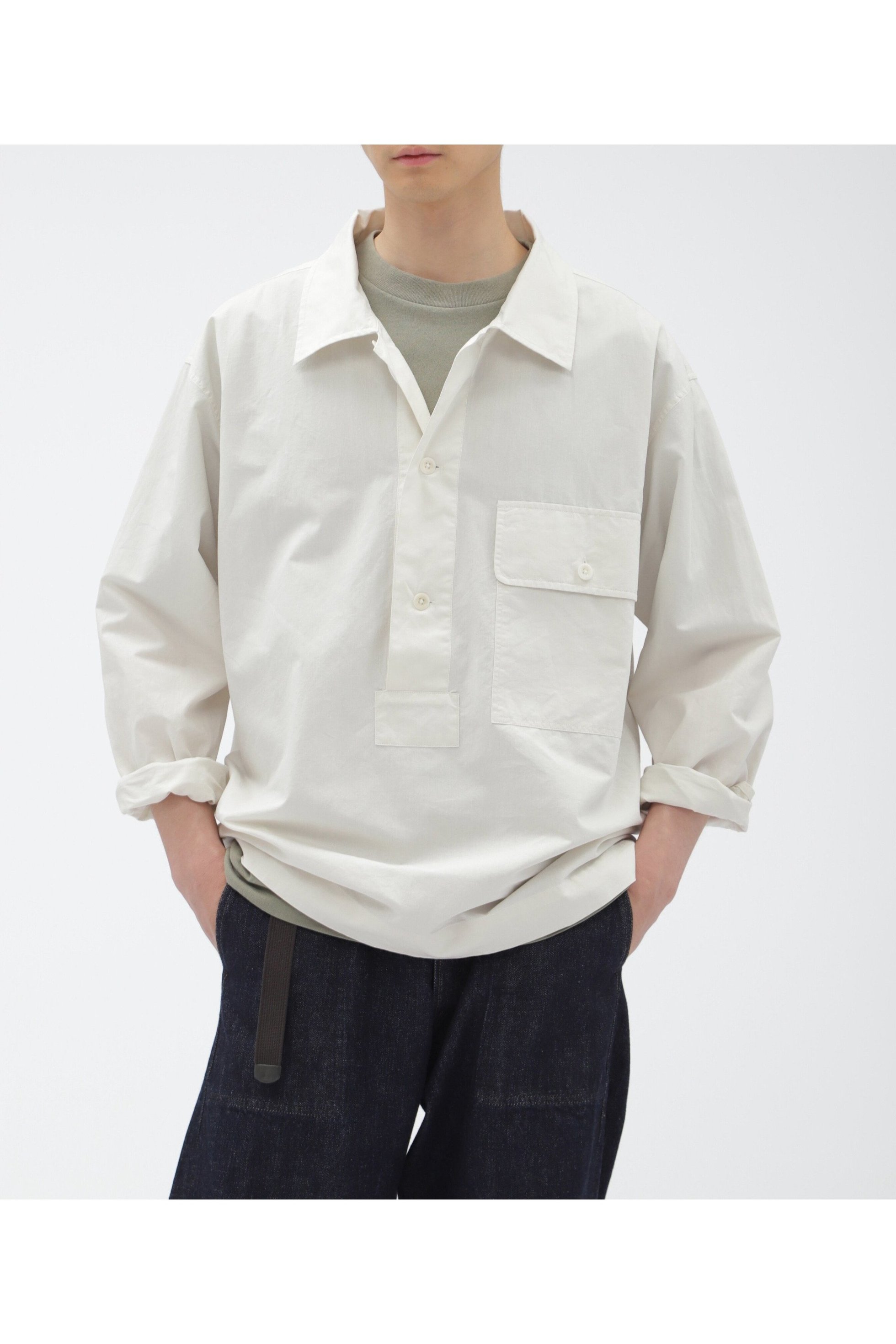 【マーガレット ハウエル/MARGARET HOWELL / MEN】のWA-SHI COTTON POPLIN インテリア・キッズ・メンズ・レディースファッション・服の通販 founy(ファニー) 　ファッション　Fashion　メンズファッション　MEN　タイプライター　Typewriter　テクスチャー　Texture　モダン　Modern　ECRU2|ID: prp329100004328914 ipo3291000000030303434