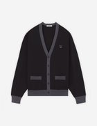 【メゾン キツネ/MAISON KITSUNE / MEN】のBOLD FOX HEAD PATCH BI-COLOR CARDIGAN 人気、トレンドファッション・服の通販 founy(ファニー) ファッション Fashion メンズファッション MEN 冬 Winter カーディガン Cardigan パッチ Patch フィット Fit フロント Front ポケット Pocket レギュラー Regular A/W・秋冬 Aw・Autumn/Winter・Fw・Fall-Winter 長袖 Long Sleeve thumbnail BLACK|ID: prp329100004329033 ipo3291000000030106873