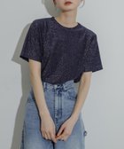 【センスオブプレイス/SENSE OF PLACE by URBAN RESEARCH】のクルーネックラメTシャツ(半袖) NAVY|ID: prp329100004329069 ipo3291000000030455661