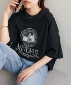 【ディスコート/Discoat】の【WEB限定/ユニセックス】MINDFUL刺繍ロゴT 人気、トレンドファッション・服の通販 founy(ファニー) ファッション Fashion レディースファッション WOMEN サークル Circle プリント Print thumbnail ブラック|ID: prp329100004329081 ipo3291000000030048111