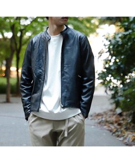 【ビームス ハート/BEAMS HEART / MEN】の【12/26新規値下げ】リアル レザー シングルライダース 24AW 人気、トレンドファッション・服の通販 founy(ファニー) ファッション Fashion メンズファッション MEN 2024年 2024 2024-2025秋冬・A/W Aw/Autumn/Winter/Fw/Fall/2024-2025 インナー Inner フィット Fit フロント Front リアル Real レギュラー Regular |ID:prp329100004329134