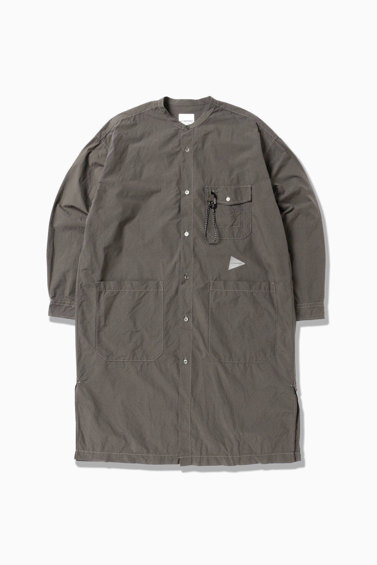 【アンドワンダー/and wander】のCORDURA typewriter long shirt 人気、トレンドファッション・服の通販 founy(ファニー) 　ファッション　Fashion　レディースファッション　WOMEN　トップス・カットソー　Tops/Tshirt　シャツ/ブラウス　Shirts/Blouses　フラップ　Flap　ポケット　Pocket　 other-1|ID: prp329100004329176 ipo3291000000030048904