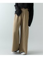 【ジュノア/JUNOAH】のプリーツリラックスワイドパンツ 人気、トレンドファッション・服の通販 founy(ファニー) ファッション Fashion レディースファッション WOMEN パンツ Pants thumbnail グレージュ|ID: prp329100004329186 ipo3291000000030718854