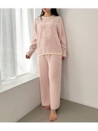 【スナイデル ホーム/SNIDEL HOME】のエンブレムジャガードセットアップ 人気、トレンドファッション・服の通販 founy(ファニー) ファッション Fashion レディースファッション WOMEN セットアップ Setup おすすめ Recommend なめらか Smooth ギフト プレゼント Gift Present ジャカード Jacquard ストレート Straight セットアップ Set Up ホリデーシーズン Holiday ボトム Bottom リブニット Rib Knit ワイド Wide 人気 Popularity thumbnail PNK[066]|ID: prp329100004329235 ipo3291000000030049408