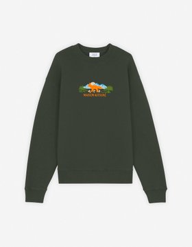 【メゾン キツネ/MAISON KITSUNE / MEN】のMaison Kitsune/OUTDOOR PROFILE FOX COMFORT SWEATSHIRT 人気、トレンドファッション・服の通販 founy(ファニー) ファッション Fashion メンズファッション MEN トップス・カットソー Tops/Tshirt/Men パーカ Sweats シャツ Shirts 冬 Winter スウェット Sweat 無地 Plain Color A/W・秋冬 Aw・Autumn/Winter・Fw・Fall-Winter 長袖 Long Sleeve |ID:prp329100004329347