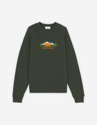 【メゾン キツネ/MAISON KITSUNE / MEN】のMaison Kitsune/OUTDOOR PROFILE FOX COMFORT SWEATSHIRT 人気、トレンドファッション・服の通販 founy(ファニー) ファッション Fashion メンズファッション MEN トップス・カットソー Tops/Tshirt/Men パーカ Sweats シャツ Shirts 冬 Winter スウェット Sweat 無地 Plain Color A/W・秋冬 Aw・Autumn/Winter・Fw・Fall-Winter 長袖 Long Sleeve thumbnail RANGER GREEN|ID: prp329100004329347 ipo3291000000030600895