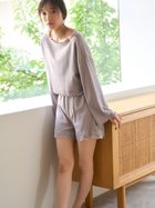 【スナイデル ホーム/SNIDEL HOME】のミルキーテレコセットアップ 人気、トレンドファッション・服の通販 founy(ファニー) ファッション Fashion レディースファッション WOMEN セットアップ Setup おすすめ Recommend ギフト プレゼント Gift Present シャーリング Shirring ショーツ Shorts ショート Short セットアップ Set Up チャーム Charm テレコ Tereko バランス Balance フロント Front レーシー Lacey ワンポイント One Point 長袖 Long Sleeve thumbnail GRY[006]|ID: prp329100004329638 ipo3291000000030055037