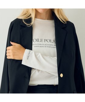 【ルージュヴィフラクレ/Rouge vif la cle】の【一部店舗限定】シンプルロゴロンT(ETOILE POLAIRE) 人気、トレンドファッション・服の通販 founy(ファニー) ファッション Fashion レディースファッション WOMEN トップス・カットソー Tops/Tshirt ロング / Tシャツ T-Shirts アクセサリー Accessories エレガント 上品 Elegant シンプル Simple ジャケット Jacket デニム Denim プリント Print リラックス Relax ロング Long ワイド Wide |ID:prp329100004329687