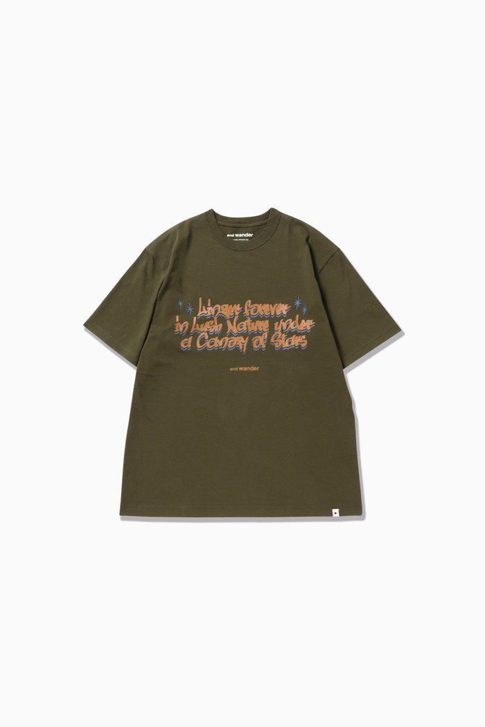 【アンドワンダー/and wander】のgraffiti logo T インテリア・キッズ・メンズ・レディースファッション・服の通販 founy(ファニー) https://founy.com/ ファッション Fashion レディースファッション WOMEN グラフィック Graphic プリント Print |ID: prp329100004329704 ipo3291000000030055605