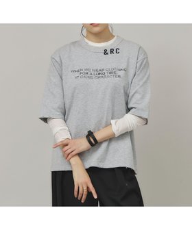 【カレンソロジー/Curensology】の【UNIVERSAL OVERALL】別注ショートスリーブTシャツ 人気、トレンドファッション・服の通販 founy(ファニー) ファッション Fashion レディースファッション WOMEN トップス・カットソー Tops/Tshirt シャツ/ブラウス Shirts/Blouses ロング / Tシャツ T-Shirts エレガント 上品 Elegant キャラクター Character クラッシュ Crash ショート Short シンプル Simple スペシャル Special スリーブ Sleeve デニム Denim バランス Balance フロント Front プリント Print 別注 Special Order ミリタリー Military ワーク Work |ID:prp329100004329739