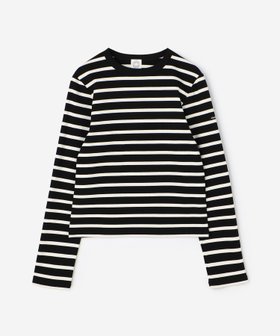 【ビショップ/Bshop】の別注 クルーネック長袖カットソー WOMEN 人気、トレンドファッション・服の通販 founy(ファニー) ファッション Fashion レディースファッション WOMEN トップス・カットソー Tops/Tshirt カットソー Cut and Sewn カットソー Cut And Sew シェイプ Shape シンプル Simple テクスチャー Texture ボーダー Border エレガント 上品 Elegant 別注 Special Order 長袖 Long Sleeve |ID:prp329100004329809