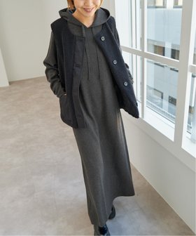 【スピック&スパン/Spick & Span】のフーテッド ニットロングワンピース 人気、トレンドファッション・服の通販 founy(ファニー) ファッション Fashion レディースファッション WOMEN ワンピース Dress おすすめ Recommend カットソー Cut And Sew キャップ Cap ショート Short シンプル Simple スウェット Sweat スニーカー Sneakers ミラノリブ Milan Ribs エレガント 上品 Elegant |ID:prp329100004329847