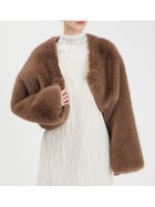 【ファーファー/FURFUR】の2WAYエコファーボレロ BRW[058]|ID: prp329100004329918 ipo3291000000030443971