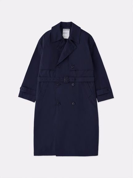 【その他のブランド/Other】のARMHOLE SLIT TRENCH COAT インテリア・キッズ・メンズ・レディースファッション・服の通販 founy(ファニー) 　ファッション　Fashion　レディースファッション　WOMEN　アウター　Coat Outerwear　コート　Coats　トレンチコート　Trench Coats　ストレッチ　Stretch　スリット　Slit　パッチ　Patch　ポケット　Pocket　軽量　Lightweight　NVY[089]|ID: prp329100004329960 ipo3291000000030057833