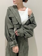 【スナイデル/SNIDEL】のミリタリージャケット 人気、トレンドファッション・服の通販 founy(ファニー) ファッション Fashion レディースファッション WOMEN アウター Coat Outerwear ジャケット Jackets ウェーブ Wave ジャケット Jacket バランス Balance フェミニン Feminine フロント Front ポケット Pocket ミリタリー Military メンズ Mens おすすめ Recommend thumbnail KKI[026]|ID: prp329100004329970 ipo3291000000030419791