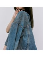 【フレイ アイディー/FRAY I.D】のショート丈オーバービジューデニムジャケット 人気、トレンドファッション・服の通販 founy(ファニー) ファッション Fashion レディースファッション WOMEN アウター Coat Outerwear ジャケット Jackets デニムジャケット Denim Jackets ショート Short シンプル Simple ジャケット Jacket チェック Check デニム Denim ビジュー Bijou ベーシック Basic thumbnail BLU[086]|ID: prp329100004329973 ipo3291000000030057917