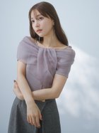 【スナイデル/SNIDEL】のリボンディテールカットトップス 人気、トレンドファッション・服の通販 founy(ファニー) ファッション Fashion レディースファッション WOMEN トップス・カットソー Tops/Tshirt ウェーブ Wave オフショル Off Shoulder オーガンジー Organdy 秋 Autumn/Fall カットソー Cut And Sew シアー Sheer ストレート Straight 雑誌 Magazine バランス Balance ボトム Bottom 半袖 Short Sleeve リボン Ribbon おすすめ Recommend 夏 Summer thumbnail PNK[066]|ID: prp329100004330135 ipo3291000000030059412