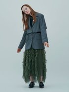 【ファーファー/FURFUR】のチュールフリルスカート 人気、トレンドファッション・服の通販 founy(ファニー) ファッション Fashion レディースファッション WOMEN スカート Skirt なめらか Smooth ギャザー Gather シアー Sheer チュール Tulle フリル Frills thumbnail KKI[026]|ID: prp329100004330611 ipo3291000000030063775