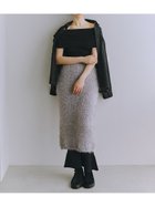 【エミ/emmi】の【ONLINE限定】ラメフリンジニットスカート 人気、トレンドファッション・服の通販 founy(ファニー) ファッション Fashion レディースファッション WOMEN スカート Skirt おすすめ Recommend シンプル Simple スウェット Sweat セットアップ Set Up フリンジ Fringe ポケット Pocket thumbnail GRY[006]|ID: prp329100004330620 ipo3291000000030275939