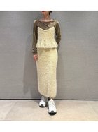 【エミ/emmi】の【ONLINE限定】ラメフリンジニットスカート 人気、トレンドファッション・服の通販 founy(ファニー) ファッション Fashion レディースファッション WOMEN スカート Skirt おすすめ Recommend シンプル Simple スウェット Sweat セットアップ Set Up フリンジ Fringe ポケット Pocket thumbnail YEL[032]|ID: prp329100004330620 ipo3291000000030275942