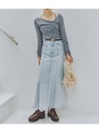 【スナイデル/SNIDEL】のマーメイドデニムスカート 人気、トレンドファッション・服の通販 founy(ファニー) 雑誌掲載アイテム Magazine Items ファッション雑誌 Fashion Magazines レイ Ray ファッション Fashion レディースファッション WOMEN スカート Skirt デニムスカート Denim Skirts オーガニック Organic 10月号 October Issue ストレッチ Stretch ストレート Straight 雑誌 Magazine デニム Denim 人気 Popularity フォルム Form ポケット Pocket ワンポイント One Point おすすめ Recommend thumbnail SAX[083]|ID: prp329100004330851 ipo3291000000030066632