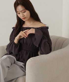 【プロポーション ボディドレッシング/PROPORTION BODY DRESSING】 楊柳ギャザーオフショルブラウス 24AW人気、トレンドファッション・服の通販 founy(ファニー) ファッション Fashion レディースファッション WOMEN トップス・カットソー Tops/Tshirt シャツ/ブラウス Shirts/Blouses 2024年 2024 2024-2025秋冬・A/W Aw/Autumn/Winter/Fw/Fall/2024-2025 オフショル Off Shoulder シアー Sheer シャーリング Shirring スリーブ Sleeve フィット Fit フェミニン Feminine |ID:prp329100004330912