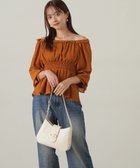 【プロポーション ボディドレッシング/PROPORTION BODY DRESSING】の楊柳ギャザーオフショルブラウス 24AW 人気、トレンドファッション・服の通販 founy(ファニー) ファッション Fashion レディースファッション WOMEN トップス・カットソー Tops/Tshirt シャツ/ブラウス Shirts/Blouses 2024年 2024 2024-2025秋冬・A/W Aw/Autumn/Winter/Fw/Fall/2024-2025 オフショル Off Shoulder シアー Sheer シャーリング Shirring スリーブ Sleeve フィット Fit フェミニン Feminine thumbnail キャメル1|ID: prp329100004330912 ipo3291000000030497245