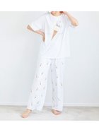 【ジェラート ピケ/gelato pique】のアイスクリーム柄ロングパンツ 人気、トレンドファッション・服の通販 founy(ファニー) ファッション Fashion レディースファッション WOMEN パンツ Pants なめらか Smooth ストレート Straight ダブル Double ロング Long 夏 Summer thumbnail BLU[086]|ID: prp329100004331032 ipo3291000000030259015