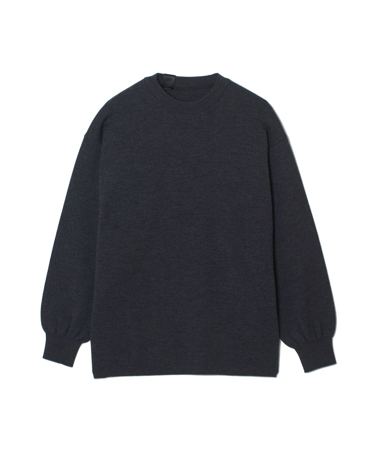 【エヌ.ハリウッド/N.HOOLYWOOD / MEN】のCREWNECK KNIT インテリア・キッズ・メンズ・レディースファッション・服の通販 founy(ファニー) 　ファッション　Fashion　メンズファッション　MEN　インナー　Inner　コレクション　Collection　今季　This Season　ショルダー　Shoulder　ストライプ　Stripe　チェック　Check　ドロップ　Drop　フォルム　Form　フラット　Flat　ボックス　Box　ミラノリブ　Milan Ribs　モチーフ　Motif　リメイク　Remake　CHARCOAL|ID: prp329100004331040 ipo3291000000030261656