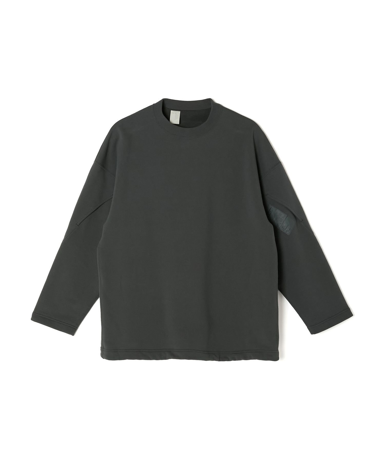 【エヌ.ハリウッド/N.HOOLYWOOD / MEN】のLONG SLEEVE PULLOVER インテリア・キッズ・メンズ・レディースファッション・服の通販 founy(ファニー) 　ファッション　Fashion　メンズファッション　MEN　コレクション　Collection　スリーブ　Sleeve　ドローコード　Draw Cord　なめらか　Smooth　ブルゾン　Blouson　ボックス　Box　ポケット　Pocket　ミリタリー　Military　ループ　Loop　ロング　Long　CHARCOAL|ID: prp329100004331127 ipo3291000000030069430