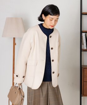 【フリークスストア/FREAK'S STORE】のノーカラー モッサコート 24AW 人気、トレンドファッション・服の通販 founy(ファニー) ファッション Fashion レディースファッション WOMEN アウター Coat Outerwear コート Coats 2024年 2024 2024-2025秋冬・A/W Aw/Autumn/Winter/Fw/Fall/2024-2025 冬 Winter バランス Balance A/W・秋冬 Aw・Autumn/Winter・Fw・Fall-Winter |ID:prp329100004331308