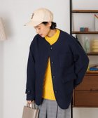 【フリークスストア/FREAK'S STORE】のノーカラー モッサコート 24AW ネイビー|ID: prp329100004331308 ipo3291000000030071462