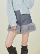 【リリーブラウン/Lily Brown】の【限定カラー】エコファーショートパンツ 人気、トレンドファッション・服の通販 founy(ファニー) ファッション Fashion レディースファッション WOMEN パンツ Pants ハーフ / ショートパンツ Short Pants ショート Short ドッキング Docking フェミニン Feminine エレガント 上品 Elegant thumbnail GRY[006]|ID: prp329100004331937 ipo3291000000030078406