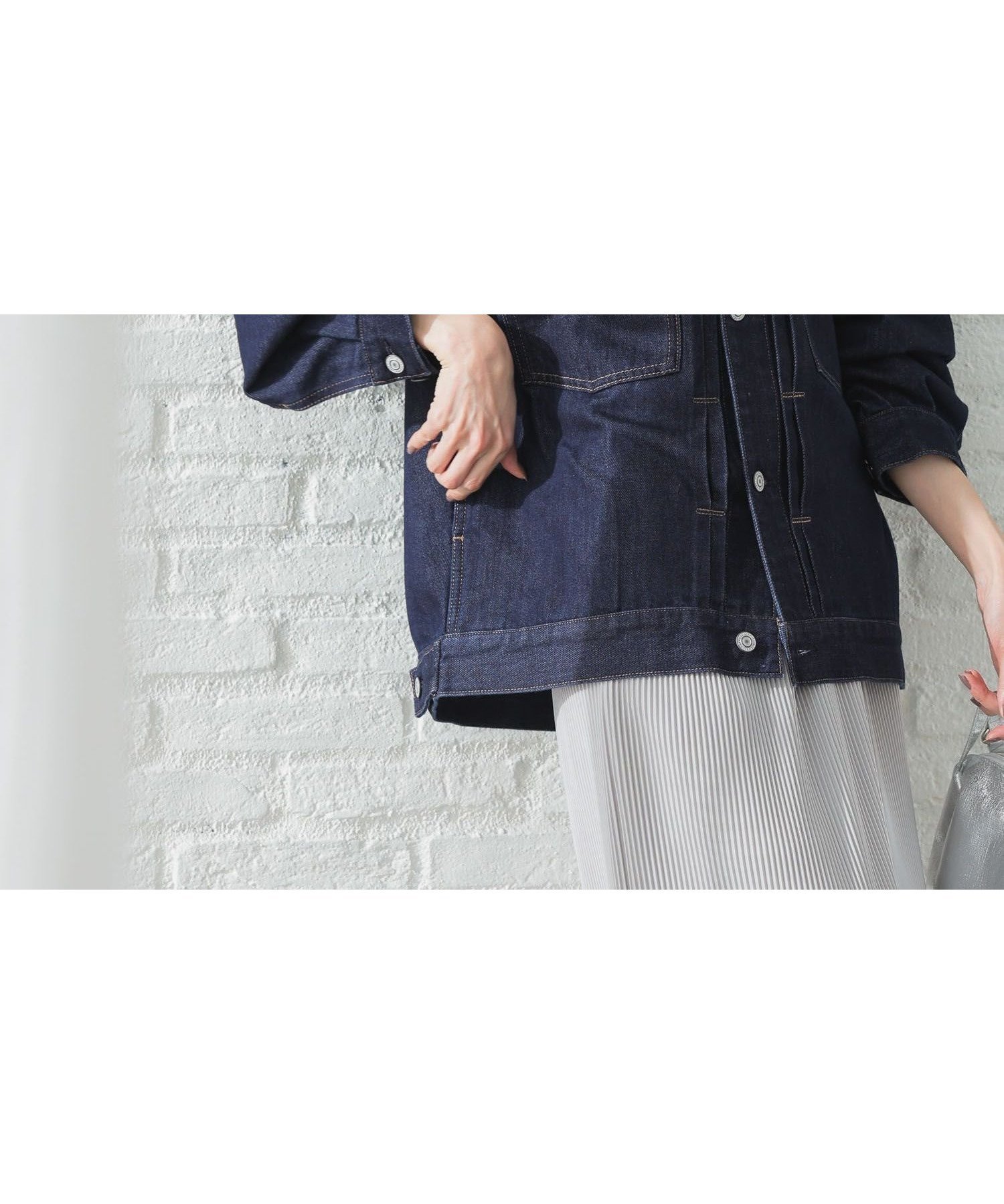 【グローバルワーク/GLOBAL WORK】のGOODデニムやわらかジャケット/250499 人気、トレンドファッション・服の通販 founy(ファニー) 　ファッション　Fashion　レディースファッション　WOMEN　アウター　Coat Outerwear　ジャケット　Jackets　ジャケット　Jacket　デニム　Denim　ポケット　Pocket　ヨーク　Yoke　ワイド　Wide　 other-1|ID: prp329100004332027 ipo3291000000030079367