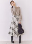 【スナイデル/SNIDEL】のロービングチェックロングスカート 人気、トレンドファッション・服の通販 founy(ファニー) ファッション Fashion レディースファッション WOMEN スカート Skirt ロングスカート Long Skirt クラシカル Classical シルバー Silver チェック Check 定番 Standard 人気 Popularity バイアス Bias バランス Balance フィット Fit フレア Flare フロント Front プリーツ Pleats ミックス Mix おすすめ Recommend エレガント 上品 Elegant thumbnail IVR[003]|ID: prp329100004332085 ipo3291000000030080522