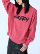 【ラシュッド/LASUD】のフロントロゴロングスリーブニット 人気、トレンドファッション・服の通販 founy(ファニー) ファッション Fashion レディースファッション WOMEN トップス・カットソー Tops/Tshirt ニット Knit Tops スウェット Sweat フロント Front プリント Print ルーズ Loose ヴィンテージ Vintage thumbnail ダークピンク|ID: prp329100004332144 ipo3291000000030081648